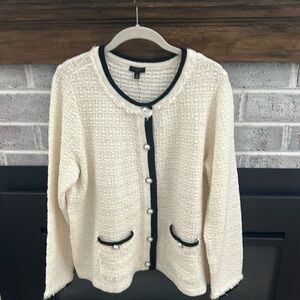 Talbots sweater coat